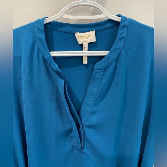 Laundry By Shelli Segal Belted long Sleeves Dress - Picture 3 of 10